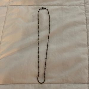 India Hicks horseshoe necklace